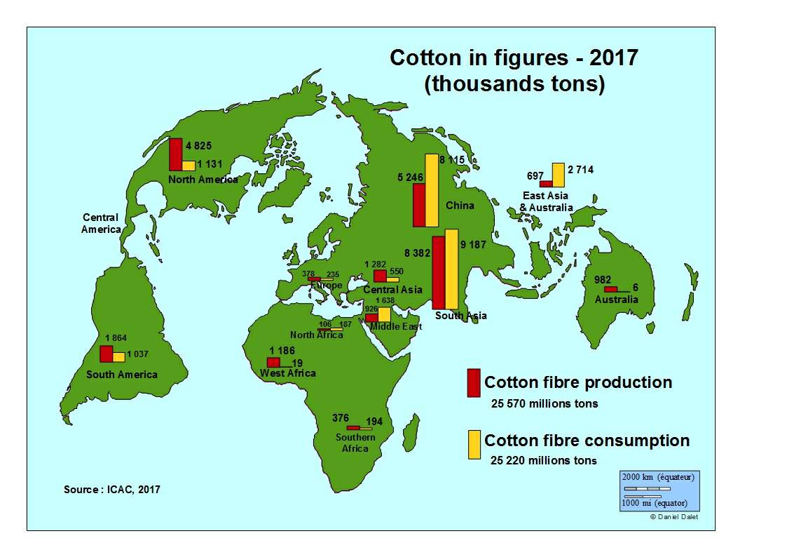 Top Cotton Producing Countries In The World - WorldAtlas